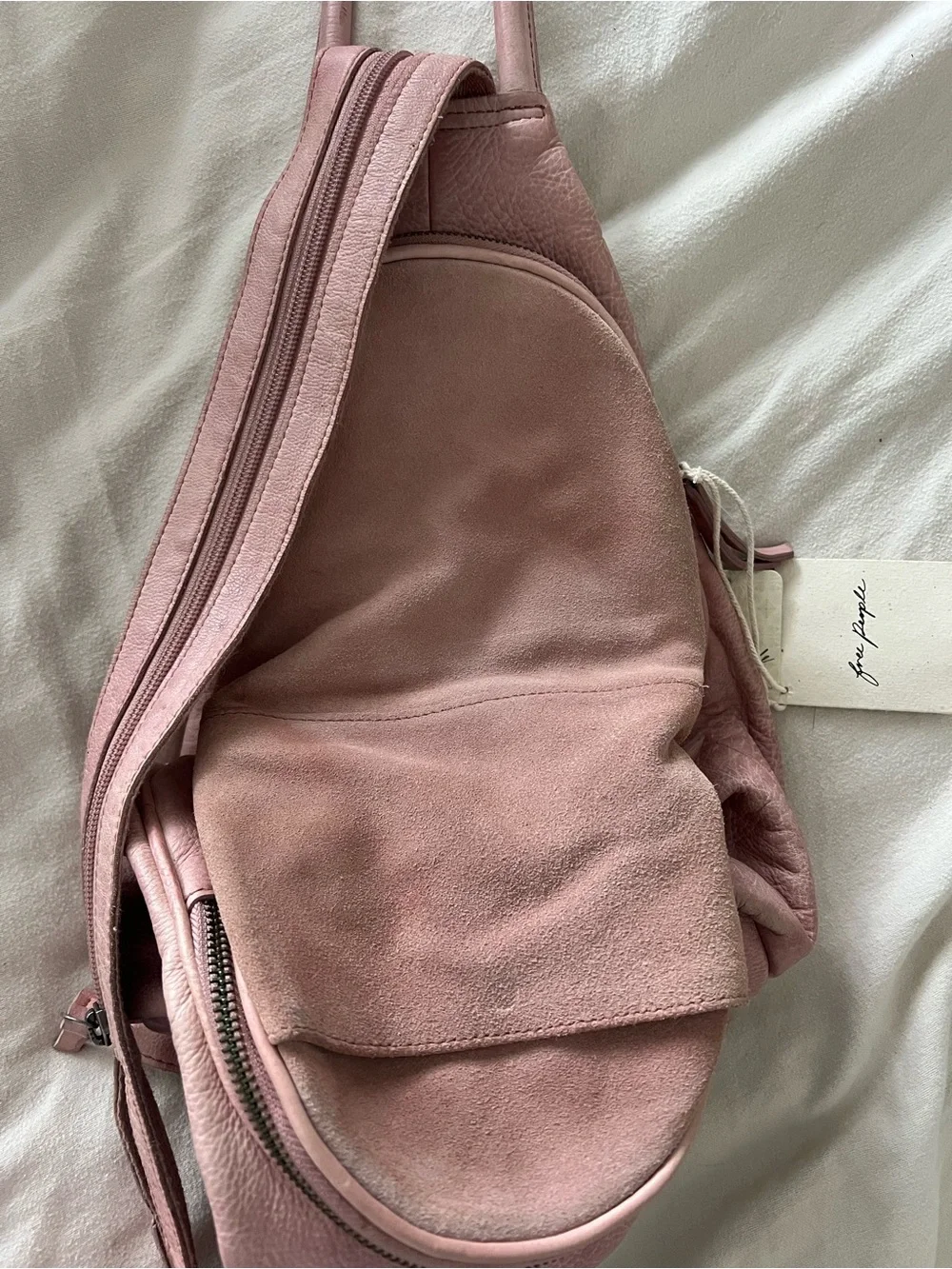 Free People SoHo Convertible Sling Bag NWT RT $128 Winter Coral